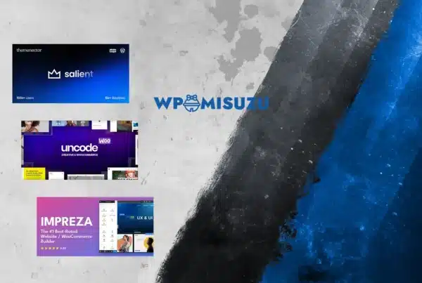 Recommended WPBakery ThemeForest WordPress Themes: Salient, Uncode, Impreza